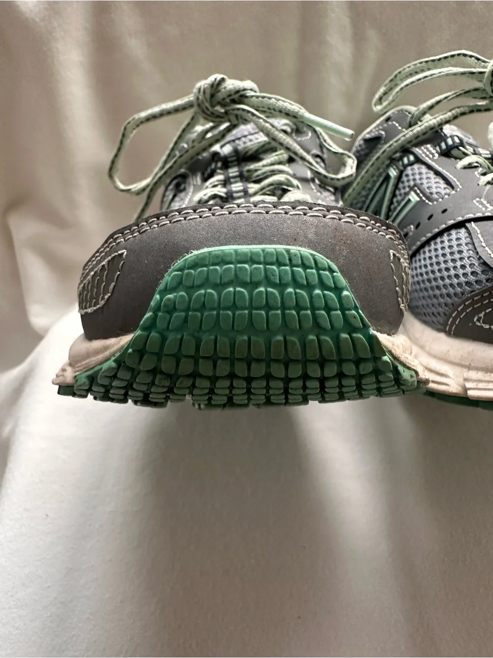 New Balance 430 Women's Gray and Mint Athletic Sneakers